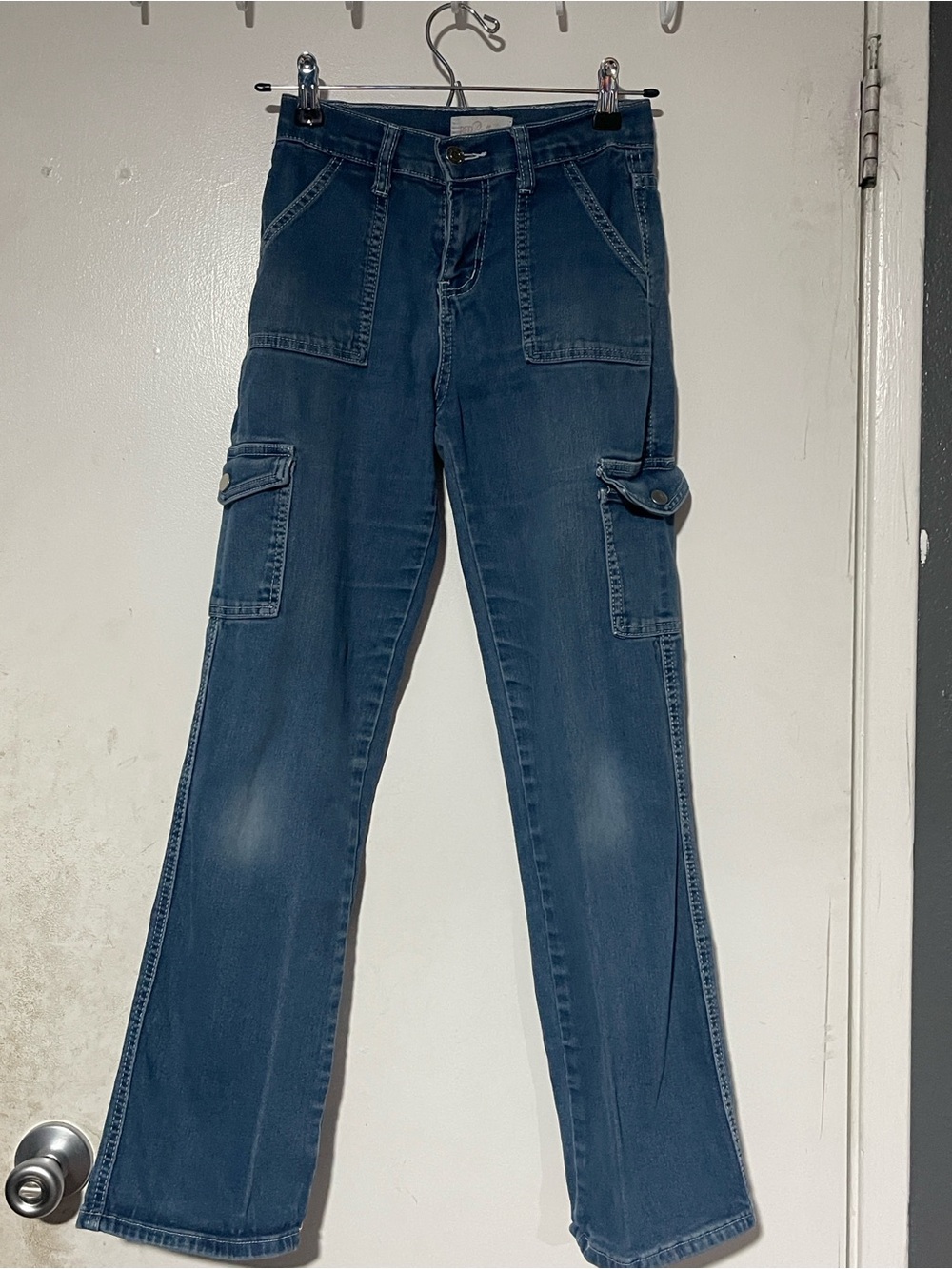 Red Bottoms Women's High Waisted Jeans Size 3/26 Blue Stretch Denim